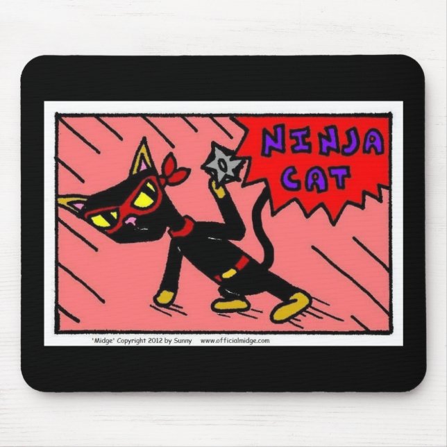 Mel NINJA CAT Mousepad (Front)