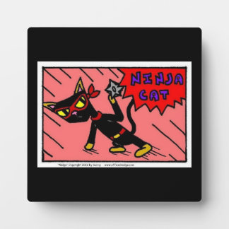 Mel NINJA CAT Plaque
