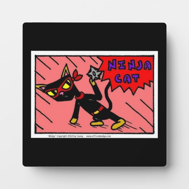 Mel NINJA CAT Plaque (Front)