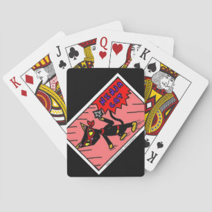 Mel NINJA CAT Playing Cards