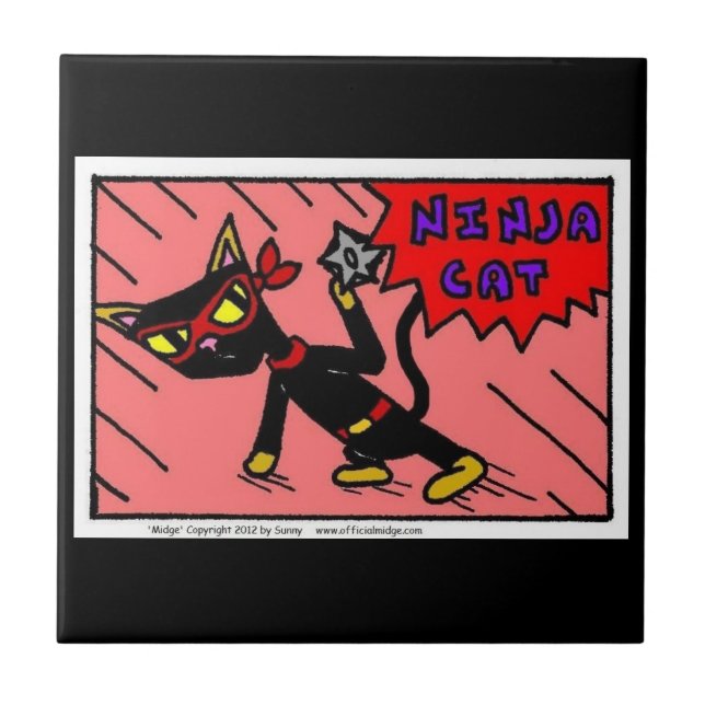Mel NINJA CAT Tile (Front)