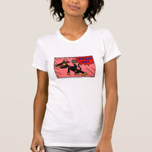 Mel "NINJA CAT" Womens Casual Scoop T-Shirt