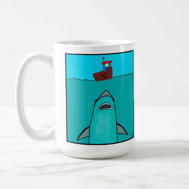 Mel the Shark Coffee Mug (Left)