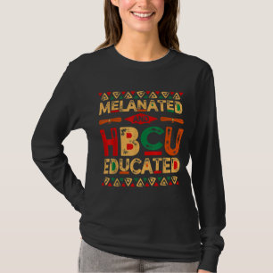 Melanated And HBCU Educated Africa Pride Black His T-Shirt