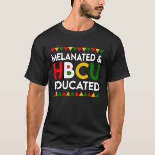 Melanated And HBCU Educated Africa Pride Black His T-Shirt