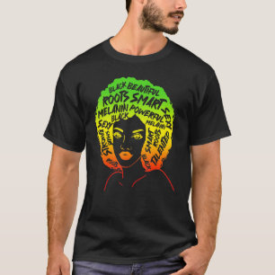 Melanated Black Woman African American T-Shirt