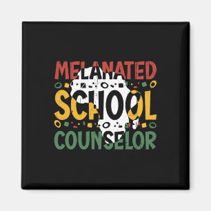 Melanated School Counselor Black History Month Mel Magnet