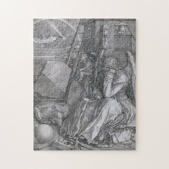 Melancholia, Albrecht Durer Jigsaw Puzzle (Vertical)