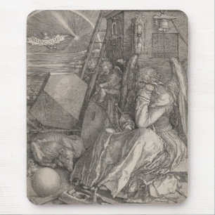 Melancholia I, Engraving by Albrecht Durer Mouse Pad