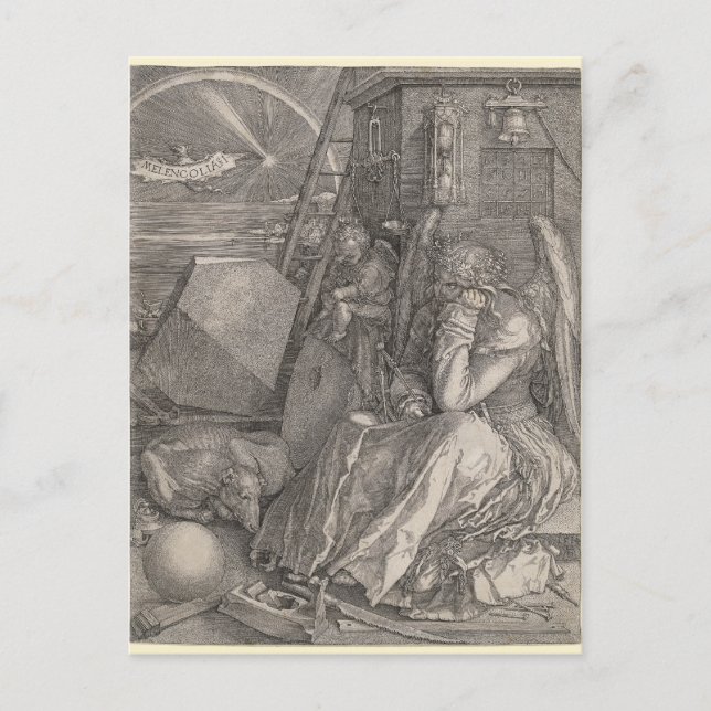 Melancholia I, Engraving by Albrecht Durer Postcard (Front)