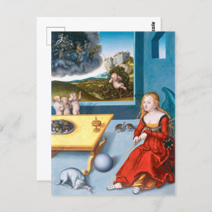 Melancholia   Lucas Cranach the Elder   Postcard