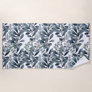 Melancholic Garden Beach Towel