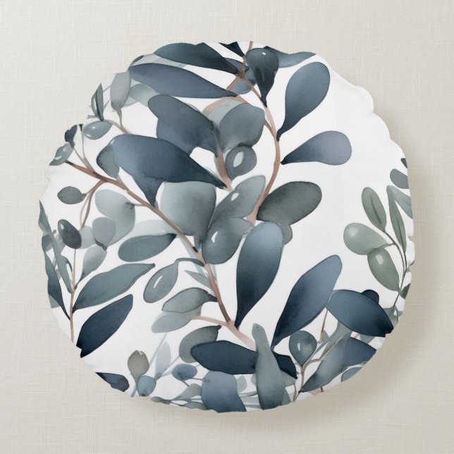 Melancholic Garden Round Cushion (Front)