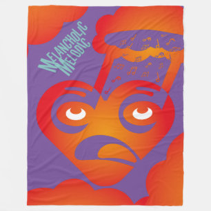 MELANCHOLIC MEDOLIC BY MASANSER PIXELAT FLEECE BLANKET