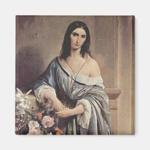 Melancholic Thoughts (by Francesco Hayez) Magnet