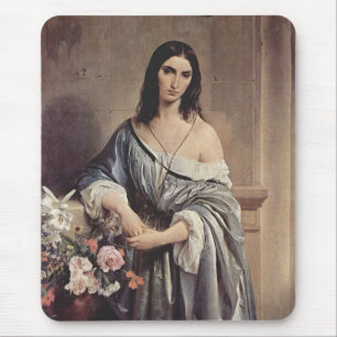 Melancholic Thoughts (by Francesco Hayez) Mouse Pad