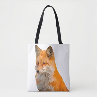 Melancholy fox tote bag