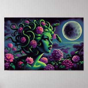 Melancholy Medusa mini poster