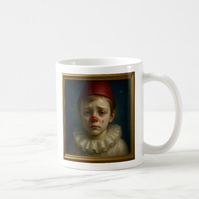 Melancholy Pierrot Coffee Mug (Right)