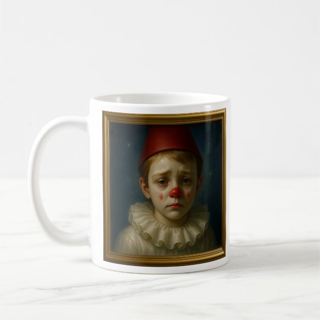 Melancholy Pierrot Coffee Mug (Left)