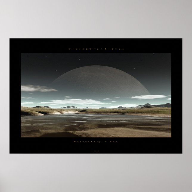Melancholy Planet Poster (Front)
