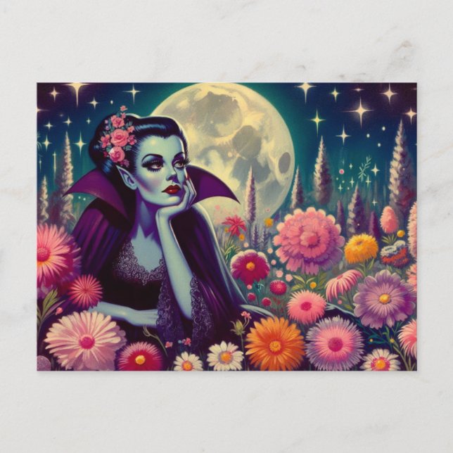 Melancholy Vampire Postcard (Front)
