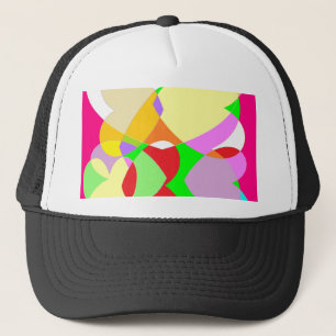 melange together trucker hat
