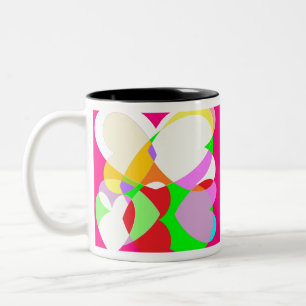 melange together Two-Tone coffee mug