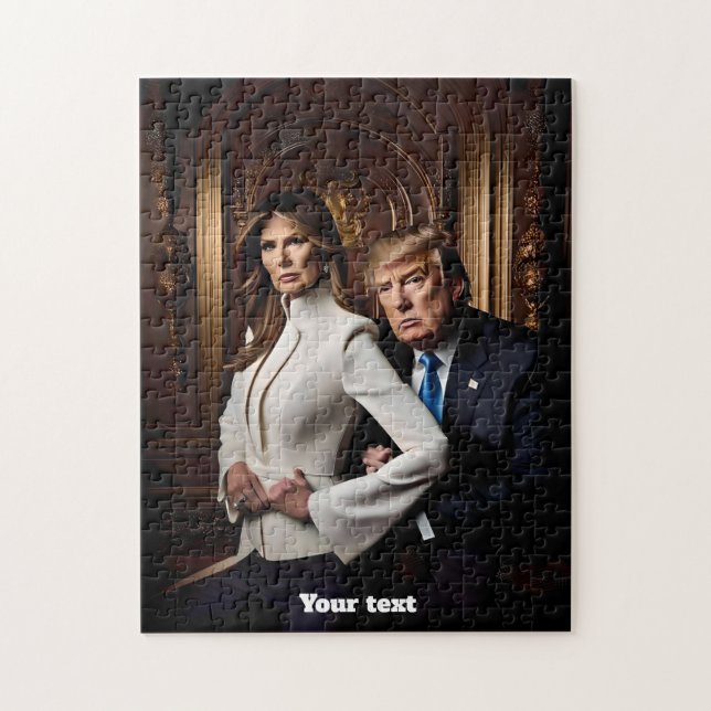 Melania and Donald Trump Jigsaw Puzzle (Vertical)