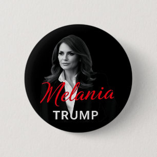 Melania Trump 2025 First Lady Inauguration Photo  6 Cm Round Badge