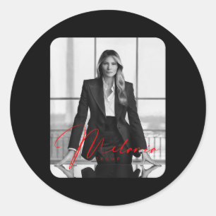 Melania Trump 2025 First Lady Inauguration Photo Classic Round Sticker