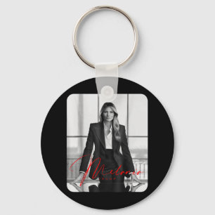 Melania Trump 2025 First Lady Inauguration Photo Key Ring