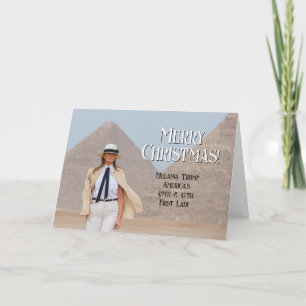Melania Trump 47th First Lady 2024 Christmas Holiday Card