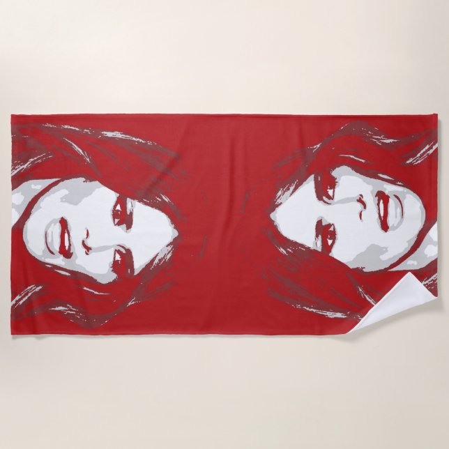MELANIA TRUMP BEACH TOWEL (Front)