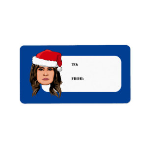 MELANIA TRUMP Christmas Label