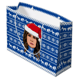 MELANIA TRUMP Christmas Large Gift Bag