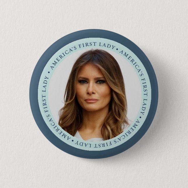 Melania TRUMP First Lady Button (Front)
