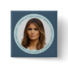 Melania TRUMP First Lady Square Magnet