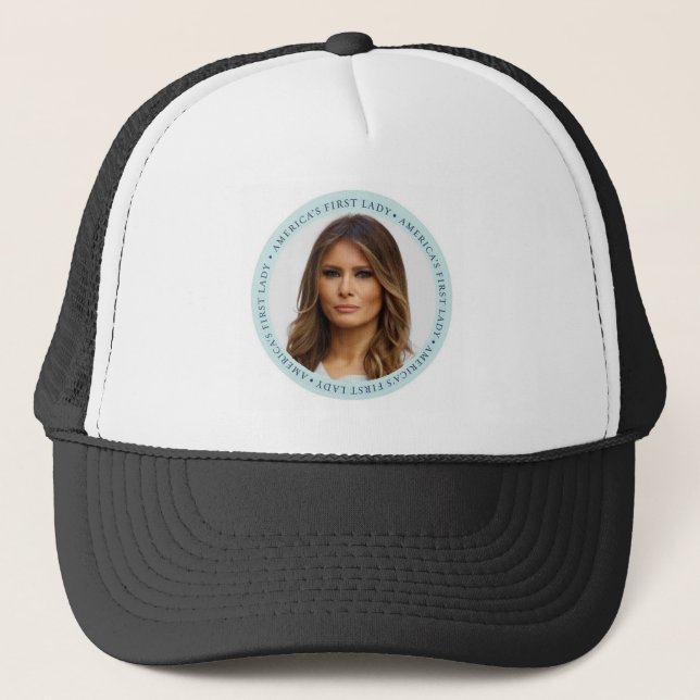 Melania TRUMP First Lady Trucker Hat (Front)