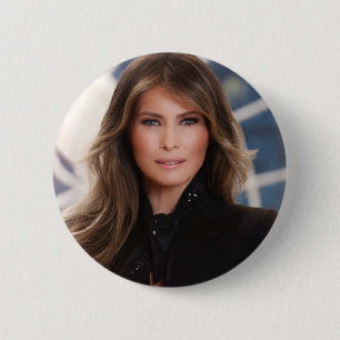 Melania Trump Official White House Photo 6 Cm Round Badge
