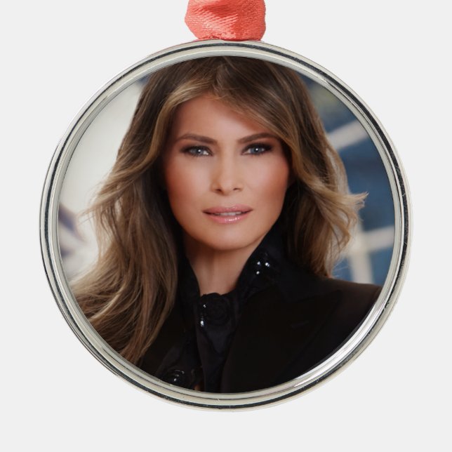 Melania Trump Official White House Photo Metal Ornament (Front)
