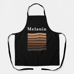 Melanin African American Black History Month Apron