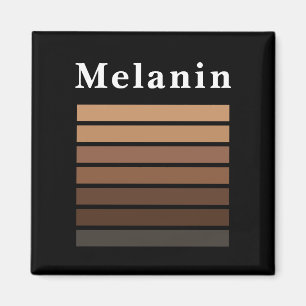 Melanin African American Black History Month Magnet