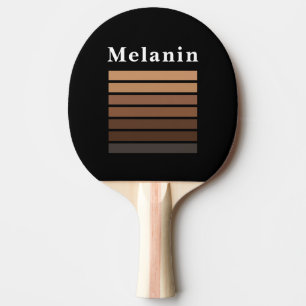 Melanin African American Black History Month Ping Pong Paddle