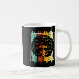 Melanin Afro African American Black History Month Coffee Mug