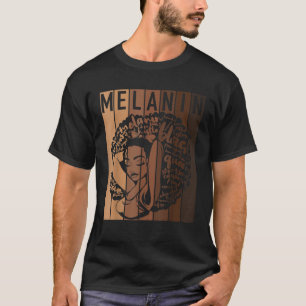 Melanin Afro Black Girl Magic Tee Dope Christmas B