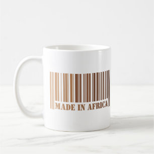Melanin Barcode Design Proudly Made in Africa Coffee Mug