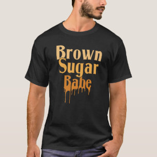 Melanin Black Girl Babe Brown Pride Black History T-Shirt