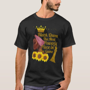 Melanin Black Queen African American History Month T-Shirt