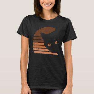 Melanin Cat Black History Month Retro BLM African  T-Shirt